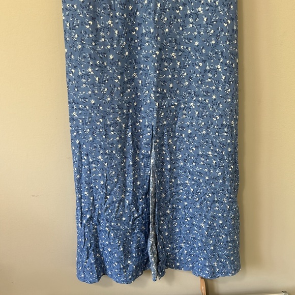 Reformation Blue Floral Midi Dress - Picture 6 of 16